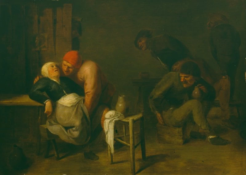 Contadini in una taverna - Bredius Museum, Hague